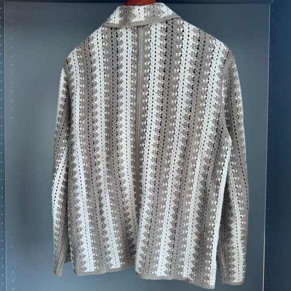 Abercrombie & Fitch Knitted Crochet-Style Shirt - Picture 2 of 3